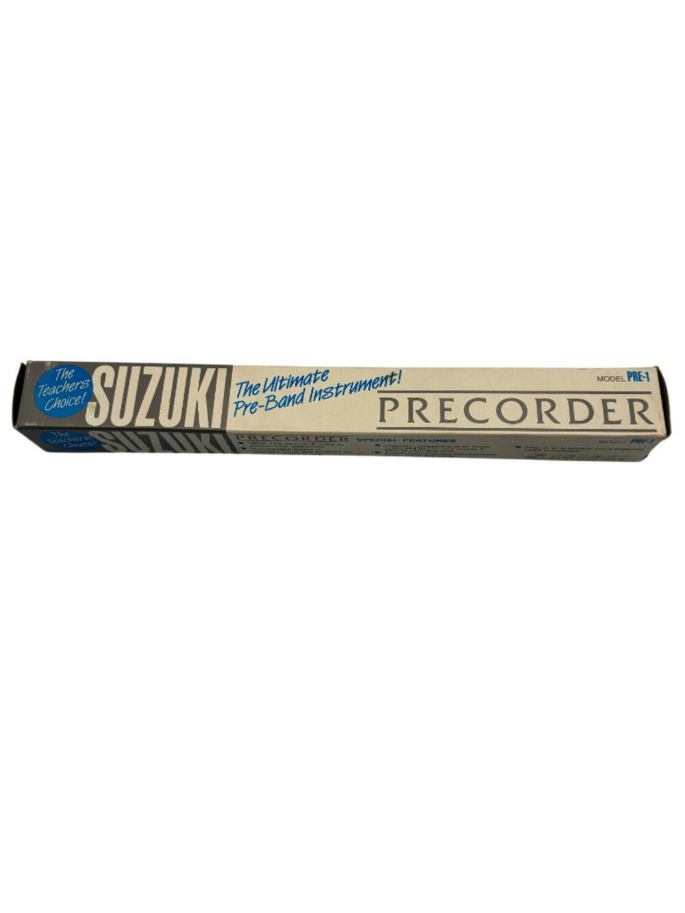 Suzuki PRE-1 Pre-Recorder With Fingering Chart & Box Durable & Tunable Design